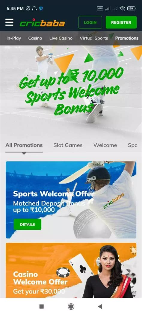 cricbaba betting app|App – Promotions.